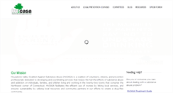Desktop Screenshot of hvcasa.org